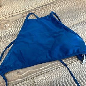 Aerie high neck bikini top